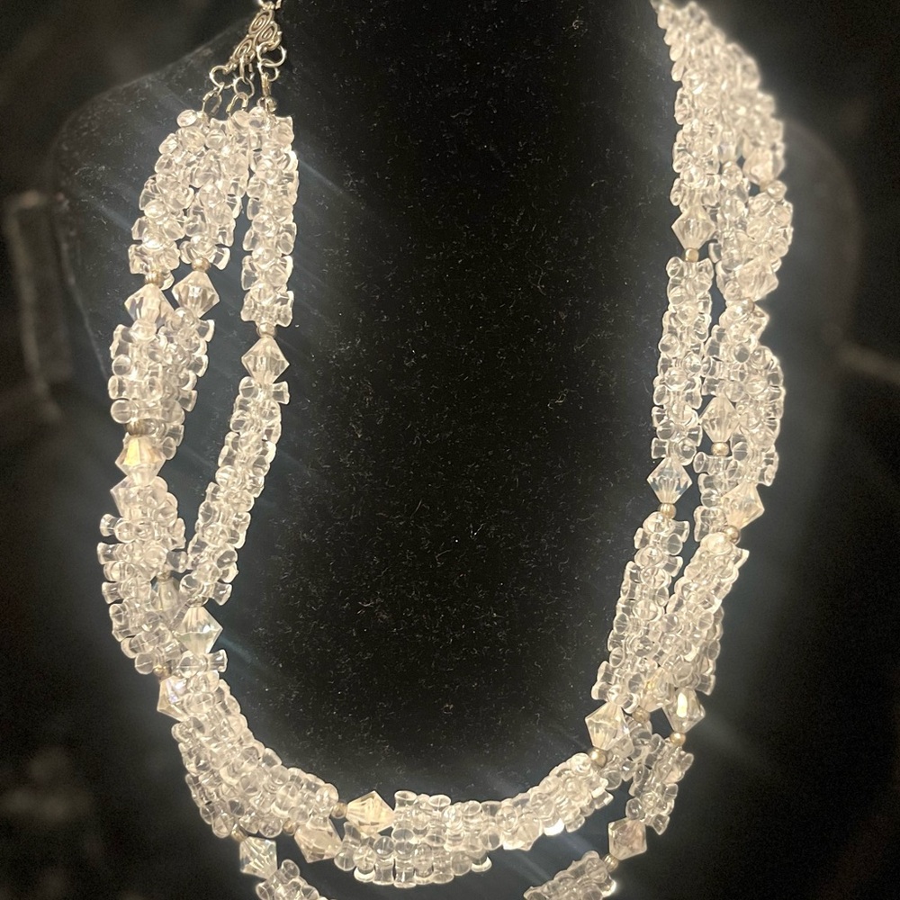 White Beaded